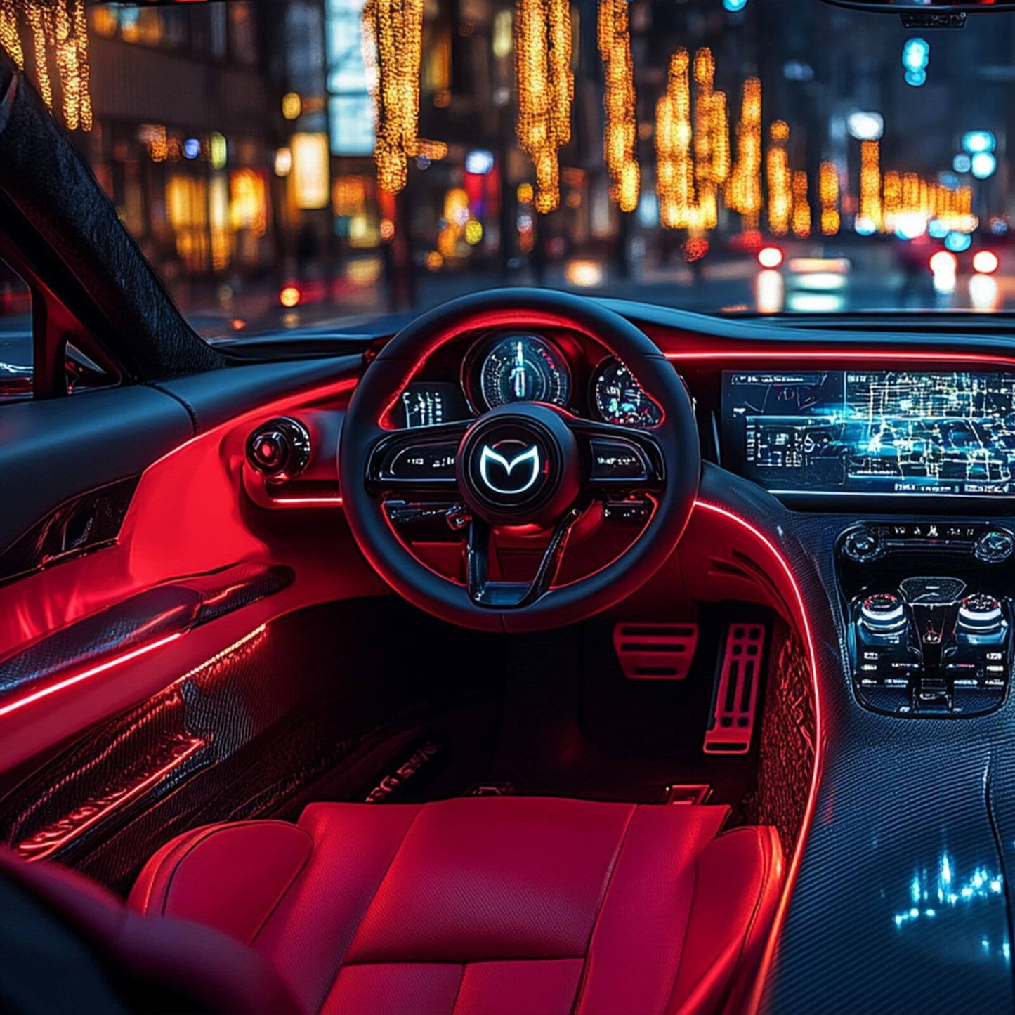 LUZ LED PARA CARRO, MOTO, DECORACION DE INTERIORES