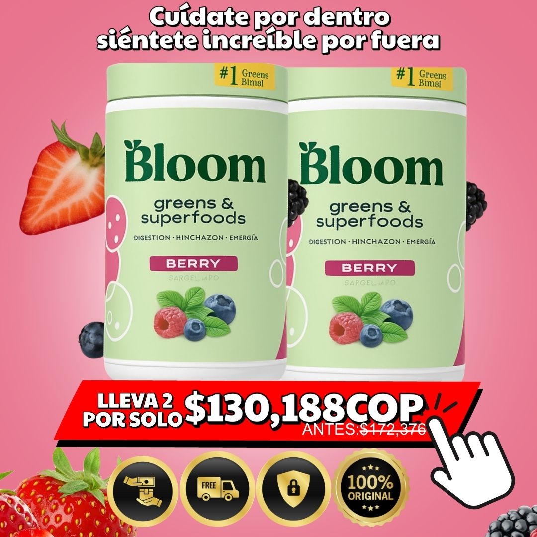 BLOOM GREEN SUPERFOOD® - SABOR BERRY