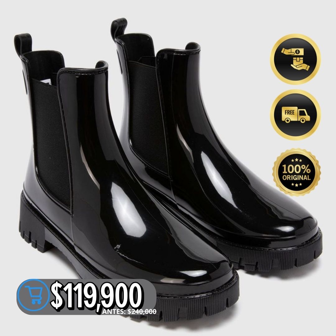 BOTA IMPERMEABLE NEGRA