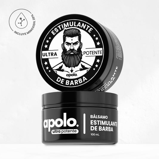 LLEVA 2X POR SUPER PRECIO Bálsamo para Crecimiento de Barba Ultra Potente con Minoxidil 20% | 100mL